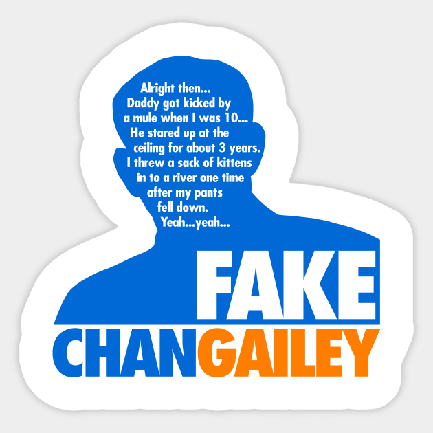 Fake Chan Gailey Sticker by GK Media